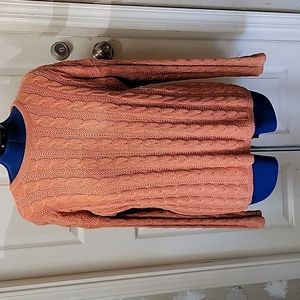 Vintage 80s Jumper brand apricot/peachy sweater